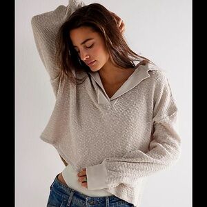 We The Free Off-White Knit Sweater